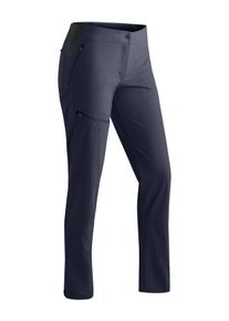 Outdoorhose Maier Sports "Inara slim Vario", Damen, Gr. 34, Normalgr&ouml;&szlig;en, blau (dunkelblau), 90% Polyamid, 10% Elasthan, Hosen Outdoorhose, Damen Wanderhose, Funktionshose mit Variobund und 4 Taschen, Slim Fit