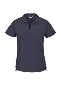 T-Shirt Killtec "KOS 21 WMN TSHRT", Damen, Gr. 50, blau (nachtblau), Obermaterial: 93% Polyester, 7% Elasthan, Shirts T-Shirt, Leichtes, schnelltrocknendes Shirt mit Streifen und femininer Passform