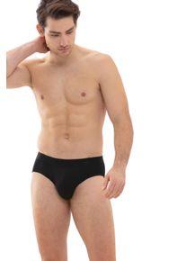 Slip Mey "Softball", Herren, Gr. 4 (S), schwarz, Obermaterial: 57% Baumwolle, 38% Polyester, 5% Elasthan, unifarben, Unterhosen Slip, mit elastischem Bundabschluss