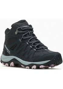 Wanderschuh Merrell "ACCENTOR 3 SPORT MID GORETEX", Damen, Gr. 37,5, schwarz, Synthetik, Textil, Schuhe Wanderschuh, wasserdicht