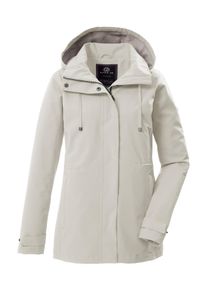 G.I.G.A. by Killtec Funktionsjacke "GS 106 WMN JCKT", Damen, Gr. 46, helltaupe, Obermaterial: 100% Polyester;Futter: 100% Polyester, G.I.G.A. DX BY KILLTEC, Jacken Funktionsjacke, Winddichte, wasserabweisende Damenjacke mit verstellbarer Passform
