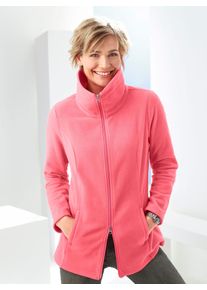 Fleecejacke Classic Basics, Damen, Gr. 50, orange (mango), 100% Polyester, unifarben, figurumspielend, Jacken Fleecejacke