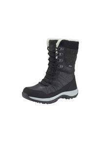 Outdoorwinterstiefel Hi-Tec "Riva Waterproof", Damen, Gr. 36, schwarz, Synthetik, Textil, Schuhe Outdoorwinterstiefel, Winterstiefel, Snowboots, Winterschuhe, wasserdicht & gef&uuml;ttert