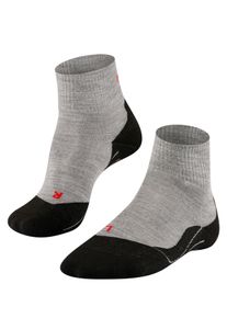 Wandersocken Falke "TK5 Wander Short", Herren, Gr. 39-41, grau (light grau), Materialmix, normal, Socken Wandersocken, leicht und bequem f&uuml;r Freizeitwanderungen, atmungsaktiv