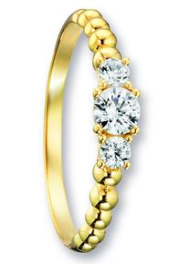 Goldring ONE ELEMENT "Zirkonia Ring aus 333 Gelbgold" Gr. 58, gold, Fingerringe, Damen, 58,mit Zirkonia, Gelbgold 333, Goldring