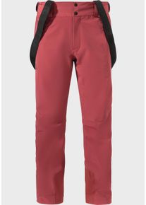 Sch&ouml;ffel Latzhose SCH&Ouml;FFEL "Ski Pants Pontresina M", Herren, Gr. 54, Normalgr&ouml;&szlig;en, rot (2925, rot), Oberstoff : Aussenseite: 85% Nylon 15% Elasthan (Membran: Polyurethan) Futter : 84% Nylon 16% Elasthan, Hosen Latzhose