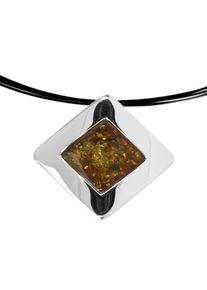 Halsreif OSTSEE-SCHMUCK "OSTSEE-SCHMUCK Halsreif mit Anh&auml;nger Gleiter-Alvina" Gr. 42, silber (wei&szlig;, neutral), Halsketten, Damen, 42cm, Silber 925 (Sterlingsilber), L: 42, Halsreif