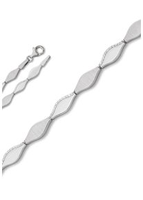 Silberkette ONE ELEMENT "Zirkonia Halskette aus 925 Silber" Gr. 45, silber, Halsketten, Damen, 45,mit Zirkonia, Silber 925 (Sterlingsilber), Silberkette