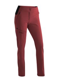 Outdoorhose Maier Sports "Latit Slim Vario W", Damen, Gr. 50, Normalgr&ouml;&szlig;en, rot (weinrot), 88% Polyester (recycelt), 12% Elasthan, Hosen Outdoorhose, Damen Wanderhose, lange Outdoor-Hose, Trekkinghose slim
