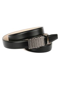 Lederg&uuml;rtel Anthoni Crown, Damen, Gr. 105, schwarz, Leder, unifarben, G&uuml;rtel Lederg&uuml;rtel, Automatik Dameng&uuml;rtel mit Metallschlaufe