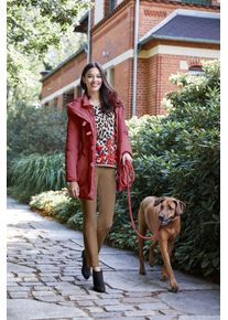 Parka Heine, Damen, Gr. 44, rot (bordeaux), 90% Polyester, 10% Polyamid, 90% Polyester, 10% Polyamid, F&uuml;llung:100% Polyester, unifarben, Jacken Parka