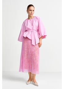 T&uuml;llrock RICHROYAL, Damen, Gr. 42, soft orchid, Web, Obermaterial: 100% Polyester, bedruckt, gebl&uuml;mt, bequem ca. Mitte Wade, R&ouml;cke T&uuml;llrock, mit Plissee-&Uuml;berrock aus T&uuml;ll