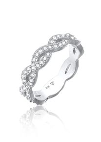 Silberring Elli "Ring Infinity Kristalle Unendlichkeit Liebe 925 Silber" Gr. 54, silber, Fingerringe, Damen, 54, Silber 925 (Sterlingsilber), Silberring