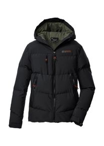 Steppjacke Killtec "KOW 239 BYS QLTD JCKT", Jungen, Gr. 140, schwarz, Obermaterial: 100% Polyester;Futter: 100% Polyester;Futter 2:;F&uuml;llung: 100% Polyester, Jacken Steppjacke, Winddichte, wasserabweisende Kinderjacke mit verstellbaren B&uuml;ndchen