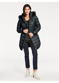 Parka Heine, Damen, Gr. 48, schwarz, 100% Polyamid, Fellimitat:80% Polyacryl, 20% Polyester, F&uuml;llung:100% Polyester, unifarben, Jacken Parka