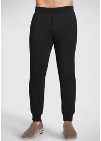 Jogginghose Skechers, Herren, Gr. S, N-Gr, schwarz, Obermaterial: 54% Baumwolle, 46% Polyester, Hosen Jogginghose