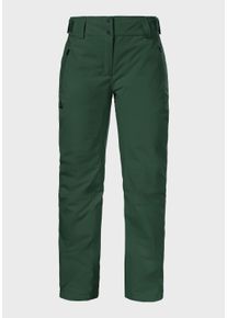 Sch&ouml;ffel Outdoorhose SCH&Ouml;FFEL "Ski Pants Style Pine WMS", Damen, Gr. 38, Normalgr&ouml;&szlig;en, 6965, gr&uuml;n, Oberstoff: Aussenseite: 100% Polyester; (Membran: Polyurethan); Futter: 100% Polyester; Wattierung: 100% Polyester, Hosen Outdoorhose