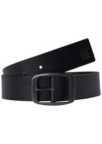 G-Star Raw Lederg&uuml;rtel G-STAR "GS G&uuml;rtel Mett", Herren, Gr. 105, schwarz (schwarz, schwarz), Rindsleder, G&uuml;rtel Lederg&uuml;rtel