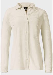 Sch&ouml;ffel Outdoorbluse SCH&Ouml;FFEL "Urban Blouse Style Lodos WMS", Damen, Gr. 38, beige (9040, natur), Oberstoff: 98% Polyester, 2% Elasthan, bequem, V-Ausschnitt, Blusen Outdoorbluse