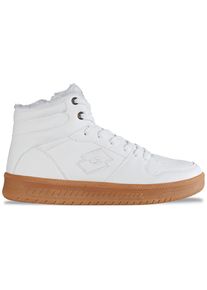 Sneaker Lotto, Herren, Gr. 38, wei&szlig;, Kunstfaser, Synthetik, unifarben, Schuhe Sneaker, - mit kuschelig weichem Wohlf&uuml;hlfutter
