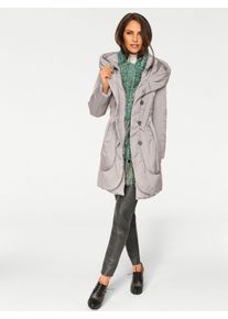 Parka Heine, Damen, Gr. 34, grau, 90% Polyester, 10% Polyamid, 90% Polyester, 10% Polyamid, F&uuml;llung:100% Polyester, unifarben, Jacken Parka