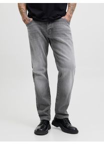 Jack & Jones Comfort-fit-Jeans JACK & JONES "JJIMIKE JJFOX CB 08", Herren, Gr. 29, L&auml;nge 30, schwarz (schwarz denim), Denim/Jeans, Obermaterial: 98% Baumwolle, 2% Elasthan, comfort fit, Jeans Comfort-fit-Jeans