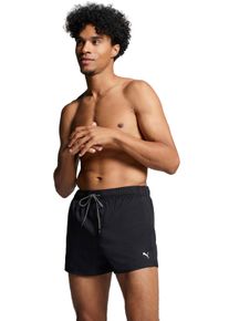 Badeshorts Puma "Puma SWIM MEN SHORT LENGTH SWIM SHORTS", Herren, Gr. XXL, N-Gr, schwarz, Web, Obermaterial: 100% Polyester, unifarben, Badehosen Badeshorts, mit seitlichen Eingriff-Taschen, Ges&auml;&szlig;tasche mit Klettverschluss