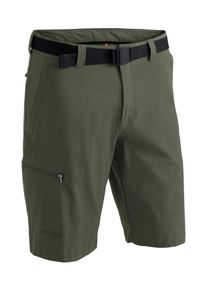 Funktionsshorts Maier Sports "Huang", Damen, Gr. 64, Normalgr&ouml;&szlig;en, moosgr&uuml;n, 90%Polyamid, 10% Elasthan, Hosen Funktionsshorts, Herren Shorts, kurze Outdoor-Hose, Bermudas mit 4 Taschen, Regular Fit