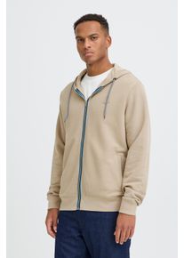 Kapuzensweatshirt Blend "BHJUMA PIQUE ZIPP SWEAT", Herren, Gr. S, winter twig, Sweatware, Obermaterial: 87% Baumwolle, 13% Polyester, unifarben, regular fit normal, ohne Ausschnitt, Rippb&uuml;ndchen, Sweatshirts Kapuzensweatshirt