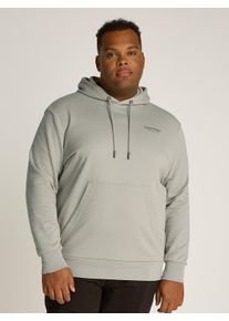 Kapuzensweatshirt "BT_MODERN PHOTO PRINT HOODIE", Herren, Gr. 3XL, grau (london fog), Sweatware, Obermaterial: 86% Baumwolle, 14% Polyester, CALVIN KLEIN BIG & TALL, unifarben, B&uuml;ndchen, Sweatshirts Kapuzensweatshirt, in gro&szlig;en Gr&ouml;&szlig;en mit Logodruck