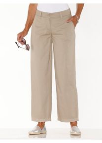 7/8-Jeans Classic Basics, Damen, Gr. 46, Normalgr&ouml;&szlig;en, beige, 100% Baumwolle, unifarben, lang, Jeans 7/8-Jeans