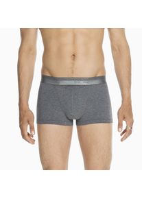 Boxershorts HOM "HO1", Herren, Gr. S, grau, Obermaterial: 65% Baumwolle, 22% Modal, 13% Elasthan, unifarben, bequem, Unterhosen Boxershorts, bequem, weich, eng, elastisch, basic, breiter Bund, Baumwollmix, Topseller