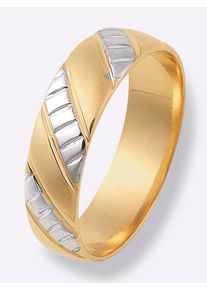 Fingerring Lady Gr. 16, gold (gelbgold 375), Fingerringe, Herren, 16, Metall, Fingerring