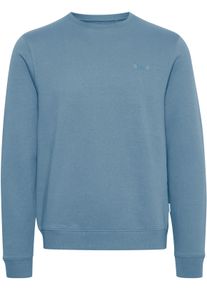 Sweatshirt Blend "BHDOWNTON CREW", Herren, Gr. L, blau, Sweatware, Obermaterial: 50% Baumwolle, 50% Polyester, unifarben, Basic, slim fit normal, Rundhals, B&uuml;ndchen, Sweatshirts Sweatshirt