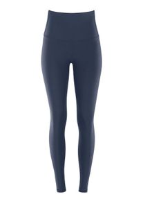 Leggings WINSHAPE "Functional Comfort HWL117C", Damen, Gr. XXL, Normalgr&ouml;&szlig;en, grau (anthrazit), 85% Polyester, 15% Elasthan, Hosen Leggings, mit V-Shape Applikation und Core-Bund