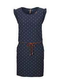 G.I.G.A. by Killtec Sommerkleid "GS 42 WMN DRSS", Damen, Gr. 38, Normalgr&ouml;&szlig;en, blau (navy), Oberstoff: 95% Baumwolle, 5% Elasthan, G.I.G.A. DX BY KILLTEC, Kleider Sommerkleid, Sommerkleid, bequemes Material, All Over-Print, geflochtener G&uuml;rtel