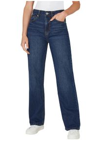 Straight-Jeans Pepe Jeans "STRAIGHT JEANS HW ROBYN", Damen, Gr. 31, L&auml;nge 32, blau (tiefblau used), Denim/Jeans, Obermaterial: 100% Baumwolle, straight fit, Jeans Straight-Jeans, mit hohem Bund
