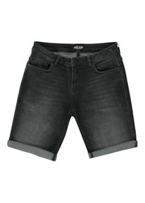 Jeansshorts Cars Jeans "CALIFORNIA Den", Herren, Gr. M, N-Gr, schwarz used, Web, Obermaterial: 79% Baumwolle, 20% Polyester, 1% Elasthan, Abriebeffekte, regular fit, Jeans Jeansshorts
