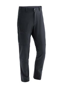 Outdoorhose Maier Sports "Latit Slim M", Herren, Gr. 48, Normalgr&ouml;&szlig;en, schwarz, 88% Polyester (recycelt), 12% Elasthan, Hosen Outdoorhose, Herren Wanderhose, lange Outdoor-Hose, Trekkinghose slim