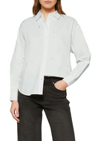 Langarmbluse s.Oliver, Damen, Gr. 34, wei&szlig;, Obermaterial: 100% Baumwolle, bestickt, regular fit taillenbedeckt, ohne Ausschnitt, Manschette, Blusen Langarmbluse, mit dekorativen Applikationen