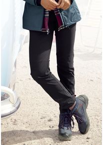 active by Lascana Trekkinghose LASCANA ACTIVE, Damen, Gr. 46, N-Gr, schwarz, Web, Obermaterial: 95% Polyamid, 5% Elasthan, unifarben, Basic lang, Hosen Trekkinghose, mit 3 Zipper Taschen, Topseller