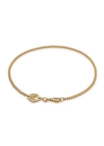 Armkette HAZE & GLORY "Armband Welle - Take-a-Wave 925 Silber" Gr. 190, gold, Armb&auml;nder, Herren, 190, Silber 925 (Sterlingsilber), Armkette