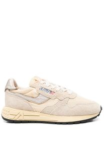 Autry Low-Top Sneaker - Retro Beige Sneakers With Metallic Heel Counter - Gr. 38 (EU) - in Beige - f&uuml;r Damen