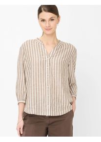 Brax Damen Bluse Style VIOLET light mocha, braun, Gr. 46