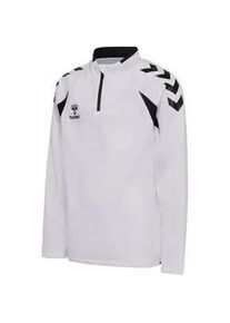 Hummel hmlCORE 2.0 1/2-Zip Sweatshirt Kinder 9124 - white/black 116