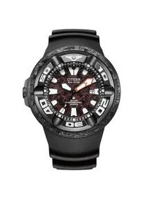 Taucheruhr Citizen "Godzilla-Promaster Professional Diver 300", schwarz (schwarz, rot), Armbanduhren, Herren, Armbanduhr, Herrenuhr, limited Edition, Solar, bis 30 bar wasserdicht