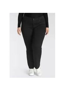 Levi's Bootcut-Jeans LEVI'S PLUS "315", Damen, Gr. 22 (54), L&auml;nge 30, schwarz, Denim/Jeans, Obermaterial: 78% Baumwolle, 21% Polyester, 1% Elasthan, bootcut fit lang, Jeans, Shaping