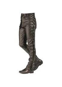 Roleff Racewear Motorradhose ROLEFF "RO 3" Gr. 58, schwarz, Hosen, Damen, 58, N-Gr, Obermaterial: 100% Rindnappaleder, 4 Taschen