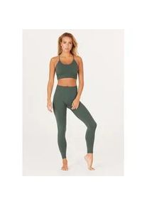 ENDURANCE ATHLECIA Funktionstights ATHLECIA "NAGAR", Damen, Gr. S/M, EURO-Gr&ouml;&szlig;en, gr&uuml;n (forest), 83% Nylon, 16% Elasthan, 1% Polyester, unifarben, lang, Hosen, mit angesagtem High-Waist-Bund
