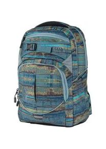 Schulrucksack Nitro "Superhero", Kinder, Gr. B/H/T: 30cm x 44cm x 22cm, blau (frequency blau), Polyester, Rucks&auml;cke Schulrucksack, Rucksack f&uuml;r Schule und Freizeit